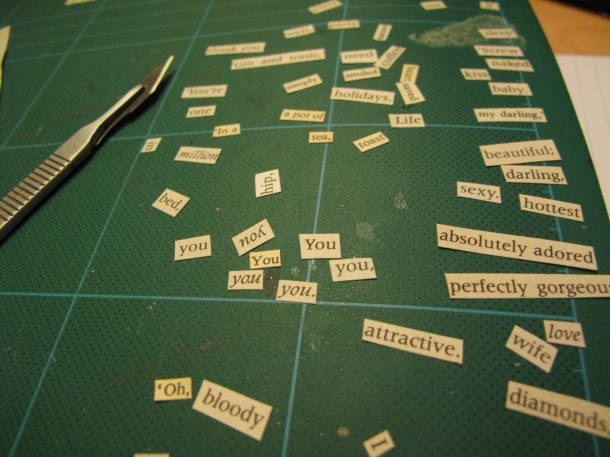 cut out words