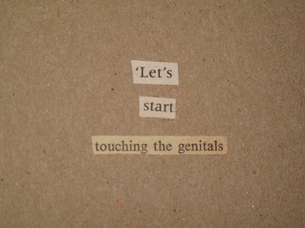 genitals card